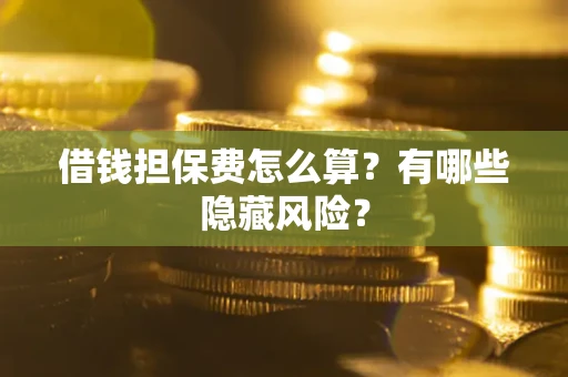 北京借钱担保费怎么算？有哪些隐藏风险？