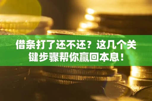 北京借条打了还不还？这几个关键步骤帮你赢回本息！