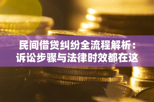 北京民间借贷纠纷全流程解析：诉讼步骤与法律时效都在这儿了
