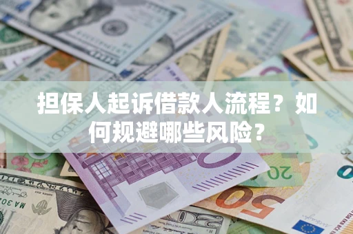 北京担保人起诉借款人流程？如何规避哪些风险？